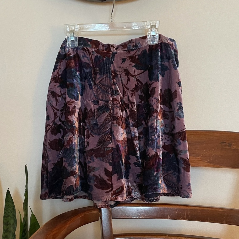 Urban Outfitters velvet skirt